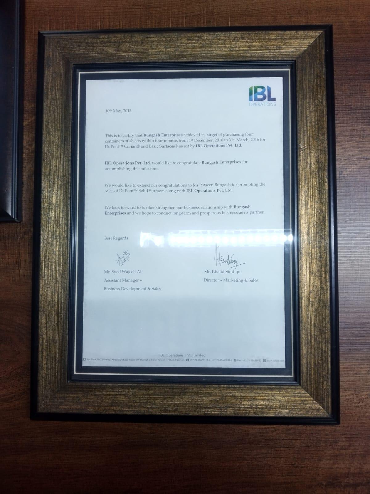 Achievement Certificate 2